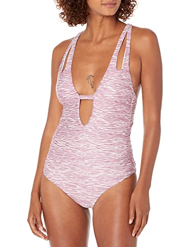 Becca Print Play Cut Out One Piece Swimsuit