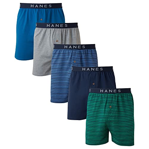 Hanes Men's Knit Boxers - Ultimate Comfort and Style