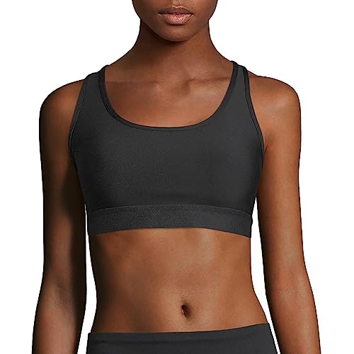Hanes Sport Compression Racerback Sports Bra - Comfortable and Supportive
