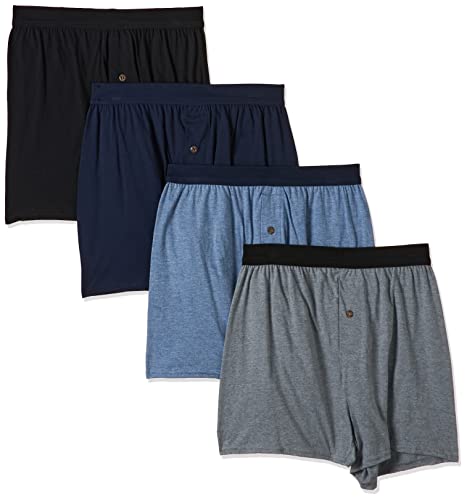 Hanes Tagless Knit Boxer Shorts - 5 Pack, Large