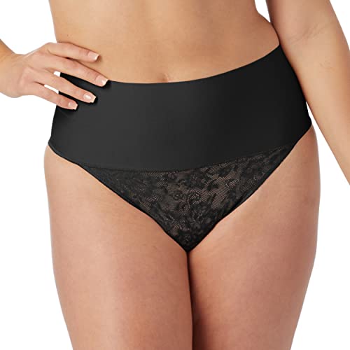 Maidenform Tame Your Tummy Shaping Lace Thong