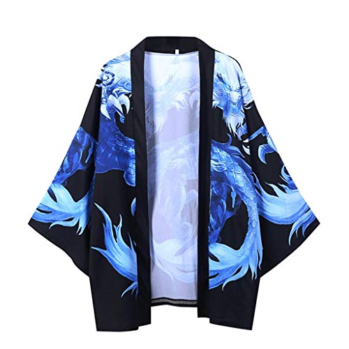 XXBR Men's Japanese Kimono Cardigan: Unique and Stylish Casual Wear