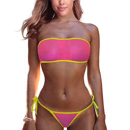 LAMORTY Sheer Micro String Bikini