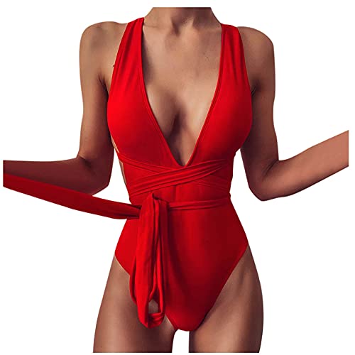 Tummy Control Strappy Swimsuit for Women