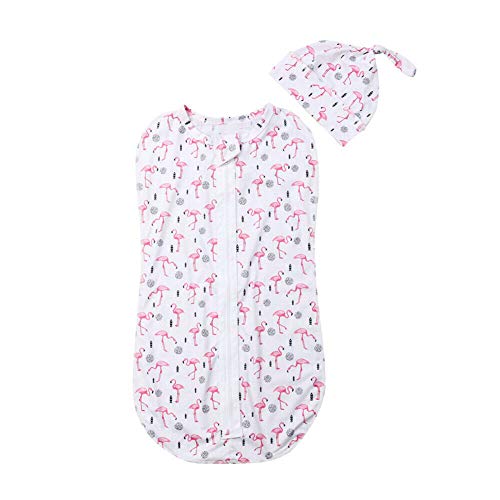 Floral Robes Sleep Gowns with Hat for Infants