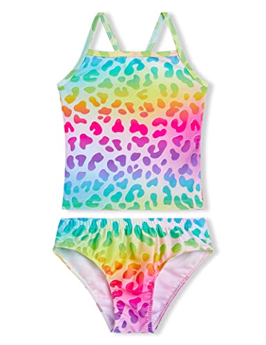 Girls' Tankini Swimwear Set with UPF 50+ Sun Protection