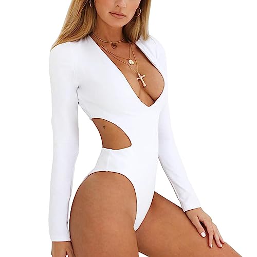 Women's Long Sleeve Rash Guard UV Surfing Bikini Bathing Suit
