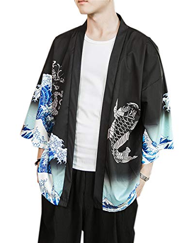 Stylish and Comfortable Men's Kimono Cardigan Jacket