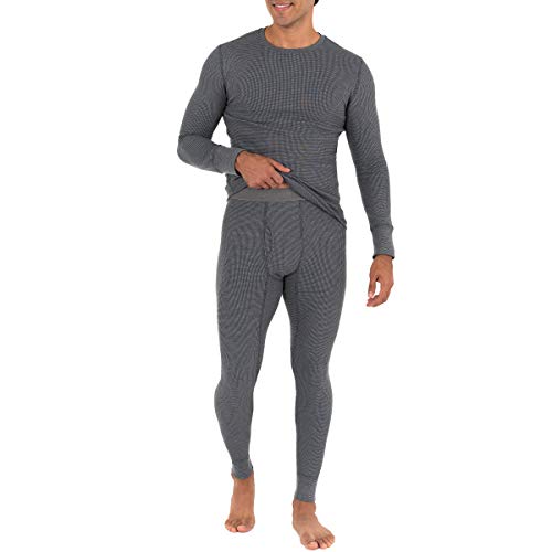 Fruit of the Loom Men's Recycled Waffle Thermal Underwear Set