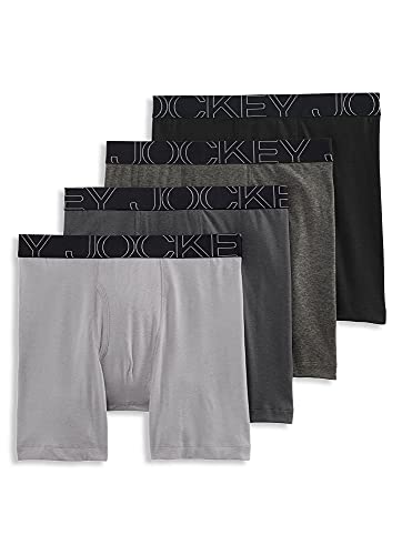 Jockey Men's ActiveBlend 7" Midway Brief - Pack of 4