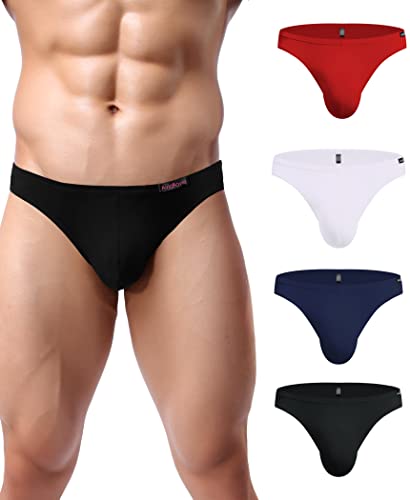 Avidlove Micromodal Bikinis Men Underwear 4 Pack Briefs