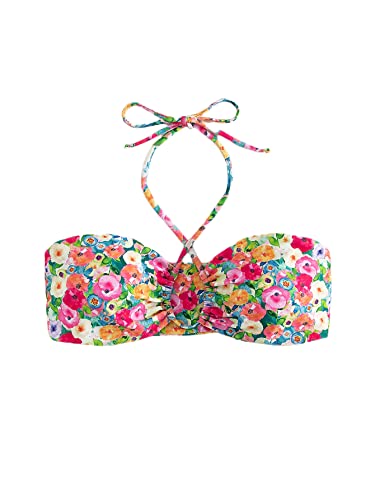 SHENHE Women's Floral Print Bikini Top