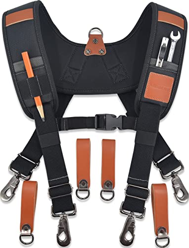 Leather Tool Belt Suspenders