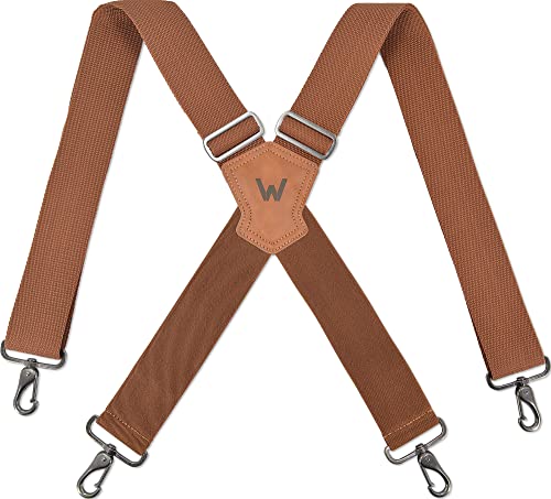 Brown Work Suspenders