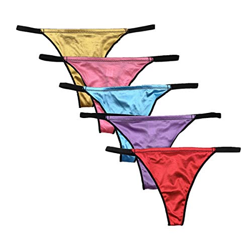 Colorful Star Women's Satin G-string Underwear