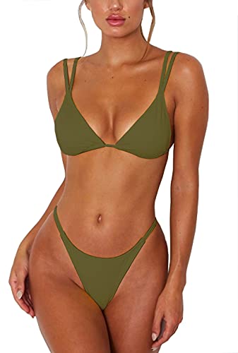 Army Green Bikini Swimswim for Women