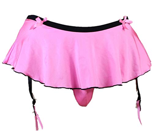 SISSY Pouch Panties Men's Skirted Mooning Bikini Briefs Girly Underwear Sexy for Men