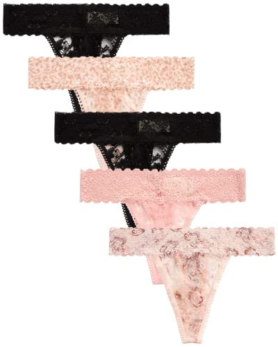 Jessica Simpson Lace Thong Panties - 5 Pack