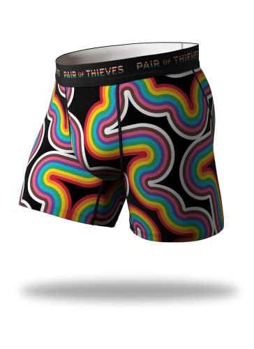 Pair of Thieves Rainbow Roads Boxer Briefs - Comfort with a Cause