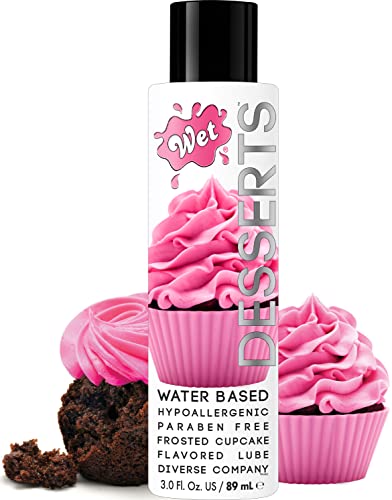 Wet Desserts Frosted Cupcake Flavored Edible Lube