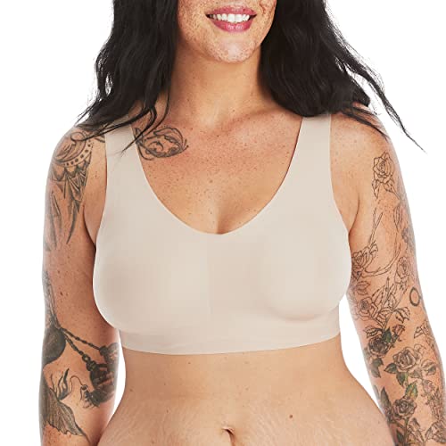 Hanes Women's Seamless Wireless T-Shirt Bra