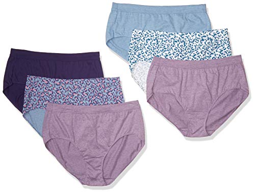 Just My Size Women's Cool Comfort Ultra Soft Brief 6-Pack