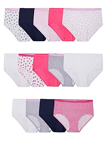 Fruit of the Loom Girls' Little Cotton Brief Underwear