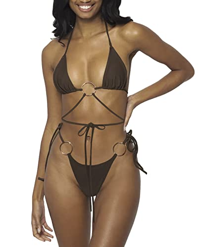 Halter String Bikini Set
