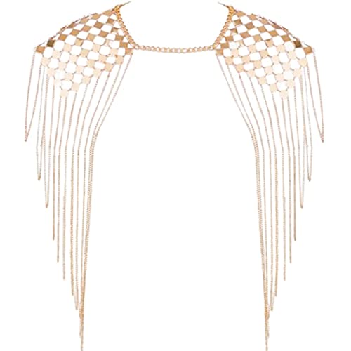 Yovic Boho Gold Body Chain Necklace Bikini for Women and Girls