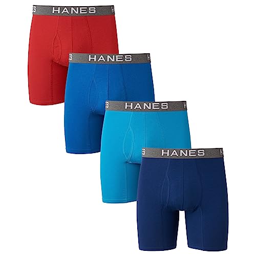 Hanes Men's Comfort Flex Fit Boxer Brief 4-Pack