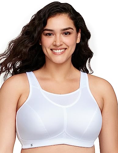 Full Figure Plus Size No-Bounce Camisole Sports Bra Wirefree