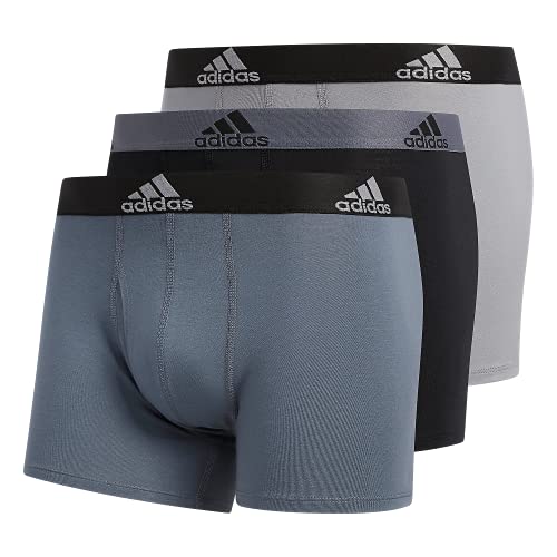 Adidas Men's Stretch Cotton Trunk Underwear (3-Pack)