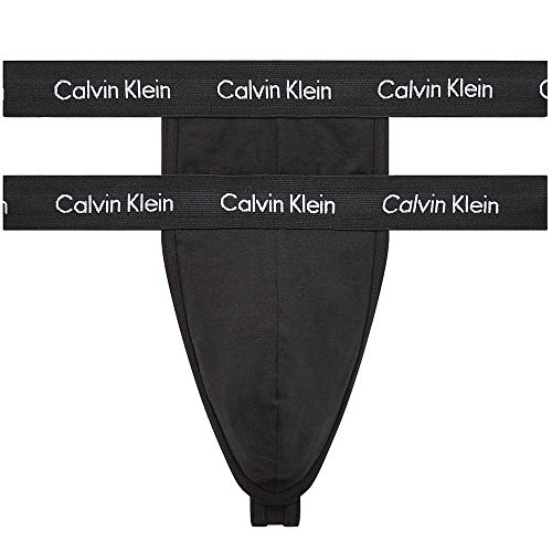 Calvin Klein Men's Thongs, Black, L