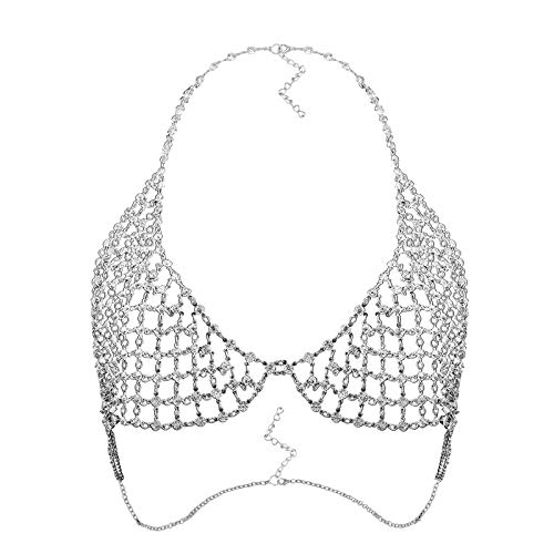 Idealway Crystal Rhinestones Body Jewelry