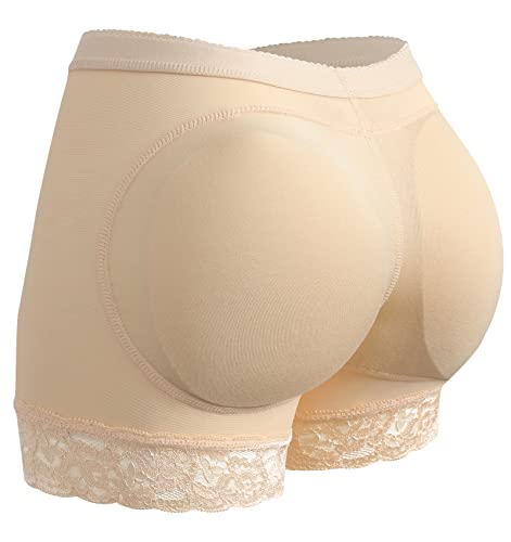 Women's Butt Lifter Panties with Lace Booty Pads - Shapewear