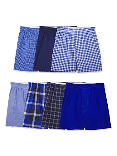 Fruit of the Loom Boys' Boxer Shorts - 7 Pack - Assorted, Medium