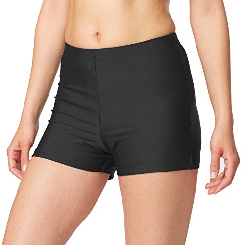 Women's High Waisted Swim Shorts with Liner