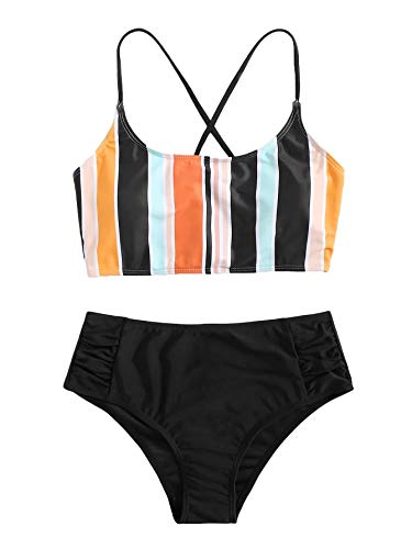 SweatyRocks Women's High Waisted Bikini Set