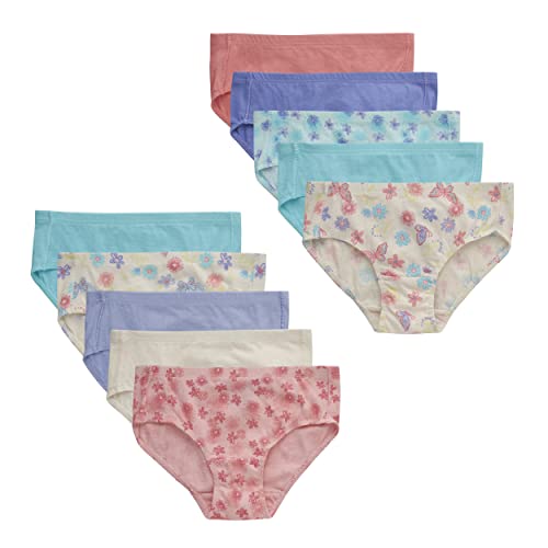 Pure Comfort Toddler Girls Underwear - 10 Pack