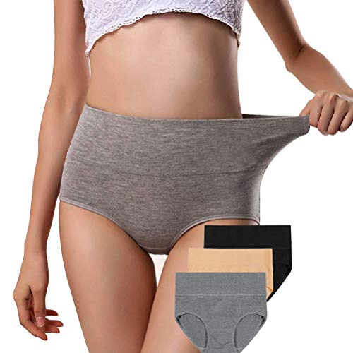 Soft High Waist Postpartum Briefs C Section Underwear