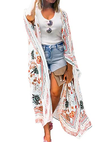 Flowy Floral Kimono Cover Up