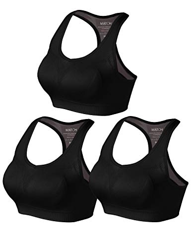 Match Womens Sports Bra for Workout Gym Activewear