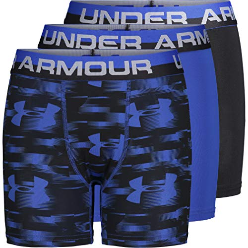 Under Armour Boys Boxer Briefs, Ultra Blue - Medium