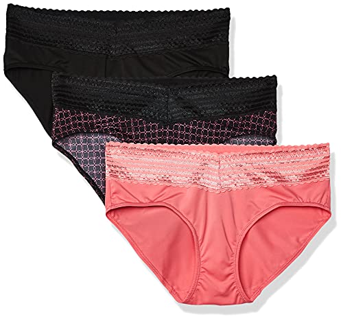 Warner's Blissful Benefits No Muffin 3 Pack Hipster Panties