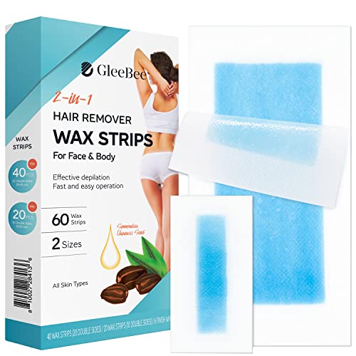 Gleebee Wax Strips: Hair Removal Kit for Women