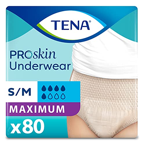 TENA Women's Incontinence Underwear, Maximum Absorbency - 80 Count