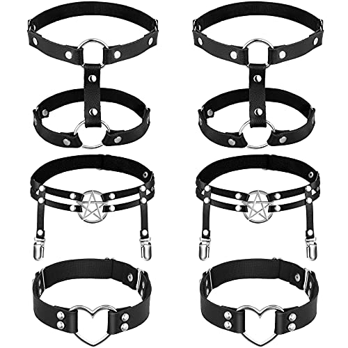 Adjustable Garter Belts with Anti-Slip Clips