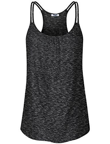 Hibelle Womens Camisole Gym Clothes Racerback Activewear Tank Top