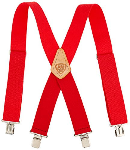 Red Suspenders for Heavy-Duty Work