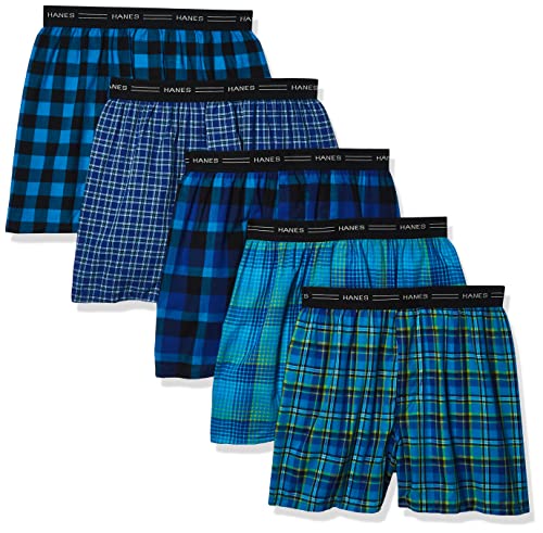 Hanes Boys' Boxer Pack of 5 - Comfortable and Cool Underwear